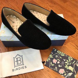 Birdies Starling Slipper - Loafer Black Velvet